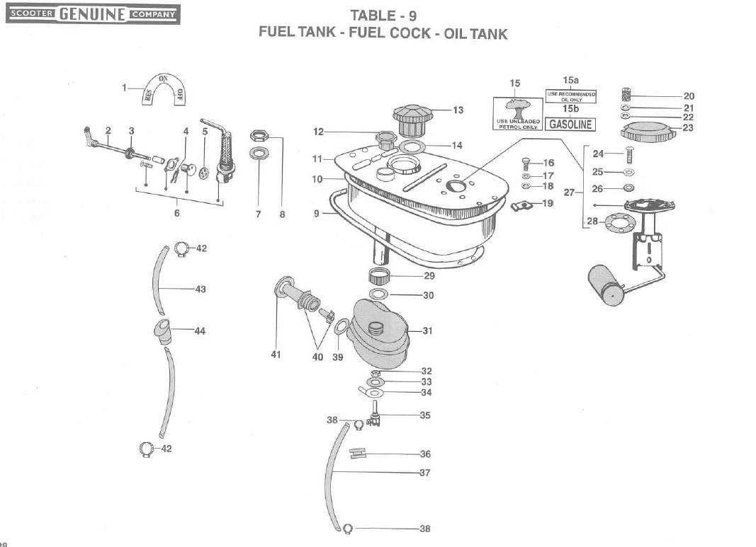 Genuine Stella Fuel Tank